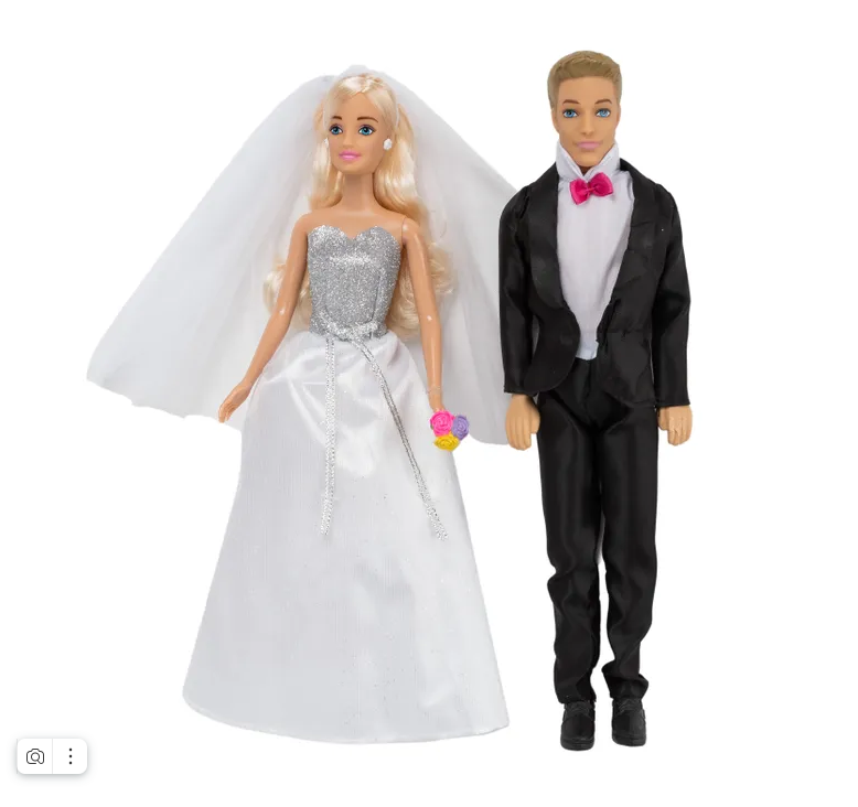 Demi Star kelin va kuyov qo'g'irchoqlari to'plami