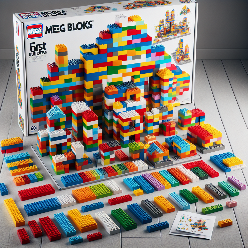 Mega Bloks First Builders konstruktori assortimentda 60 ta qism